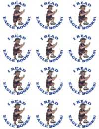 Image of I read Eagle Books Stickers