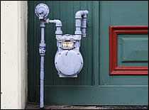 Photo of gas meter.