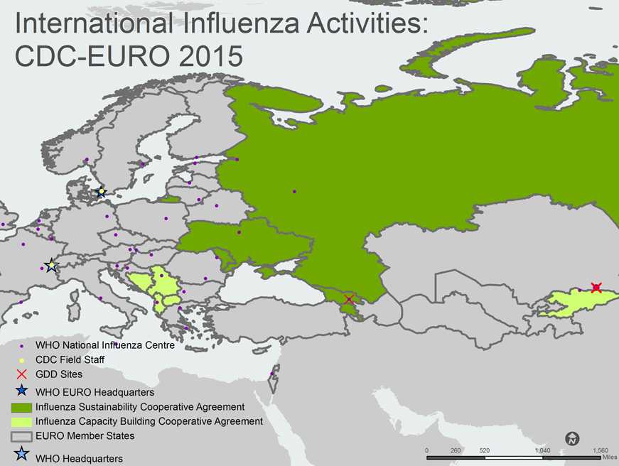 	WHO European Region (EUR) Map