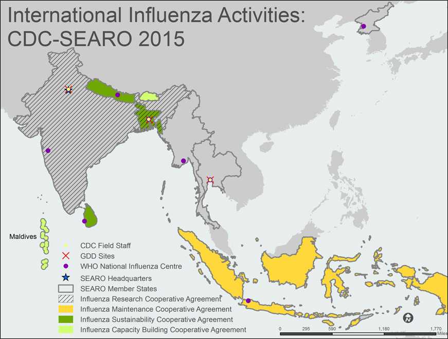 	WHO South-East Asia Region (SEAR) Map