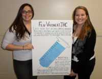 Poster board presentation for staff at Jewish Healthcare Center, Massachusetts