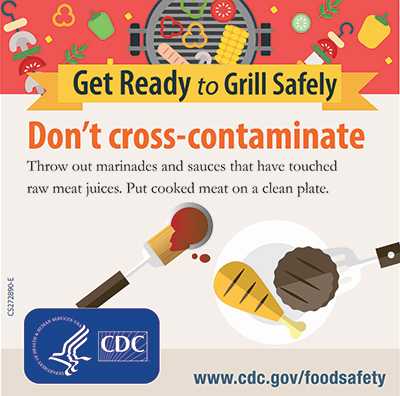 Grill Safety Don't cross contaminate instagram