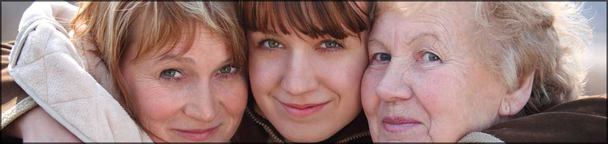 three generation of women