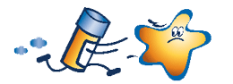 Illustration of pill bottle chasing a bacteria