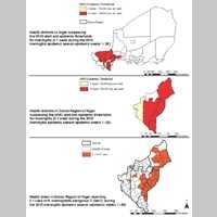 GIS for monitoring the spatial spread of meningitis outbreaks and assessing spatio-temporal relationships of Neisseria meningitidis and climate factors in the Meningitis Belt of Africa