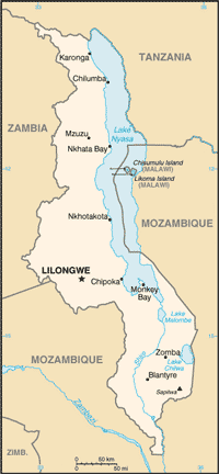 Malawi Map