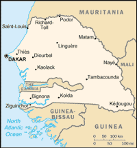 Senegal Map