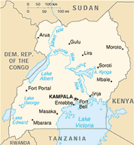 Uganda Map