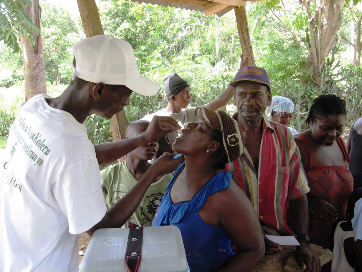 All age groups wanted the oral cholera vaccine in Cerca Carvajal. Adults need vaccines too!