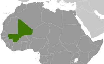 map of Mali