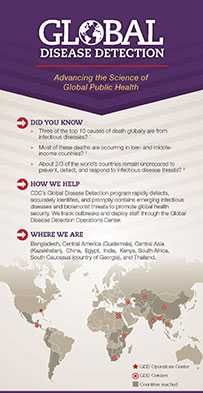 Global Disease Detection infographic