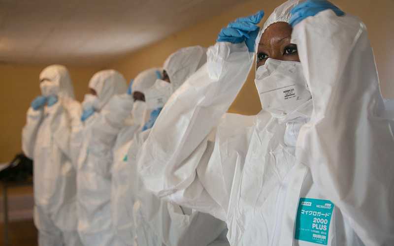 Scenes from a triage training in Dubreka, Guinea 02