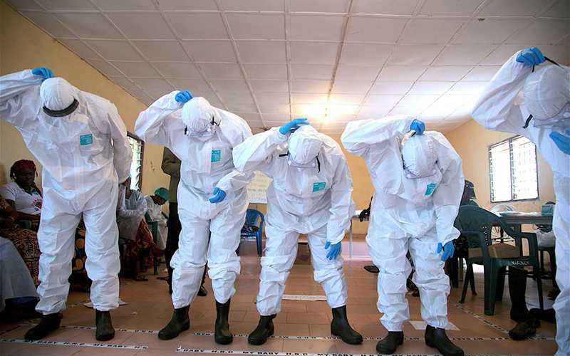 Scenes from a triage training in Dubreka, Guinea 03