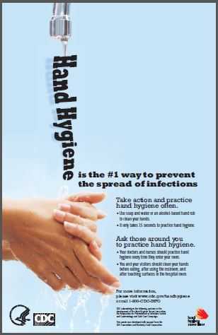 Hand hygiene poster