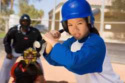 	photo: softball player