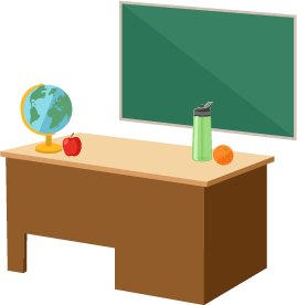 Teacher's desk image