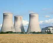 Photo of multiple cooling towers