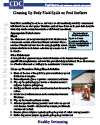 Cleaning Body Fluid Spills factsheet