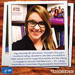 My message for educators: Connect with your students today. Students who feel connected to their school and to supportive adults are less likely to engage in sexual risk behaviors. â Dr. Lacey Rosenbaum, American Psychological Association  