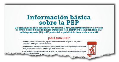 Información básica sobre la PEP