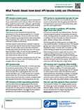 HPV Safety Factsheet