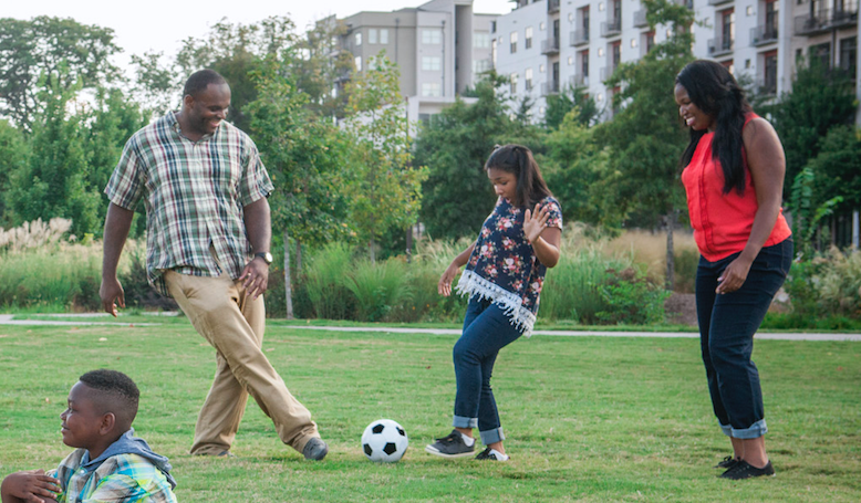 Make Detroit your gym by kicking a ball around