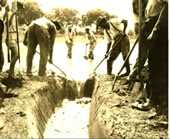 Drainage activities, Virginia, 1920's