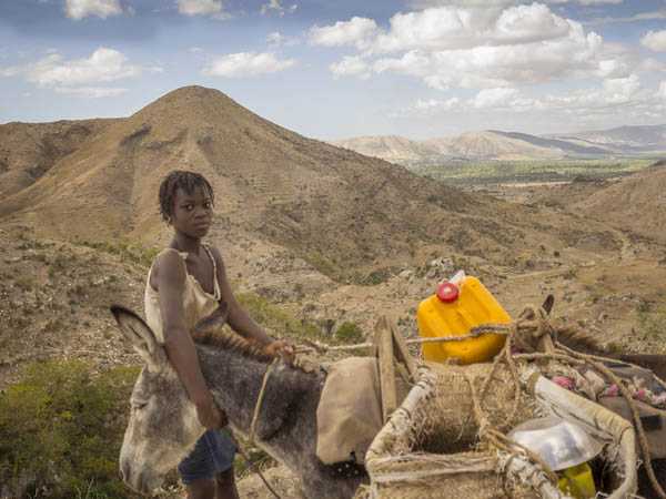 The closest source of clean water can take half a day to get to in some remote and mountainous areas of Haiti. 