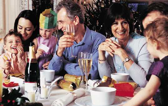 Photo: Family at a holiday table