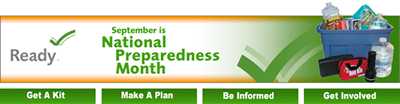 National Preparedness Month Logo