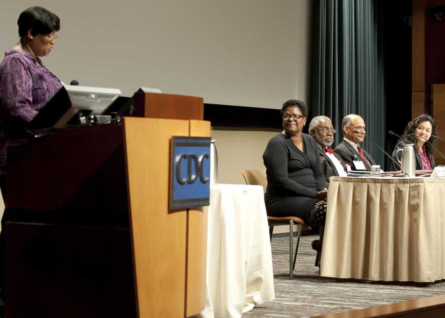 Jo Valentine presenting at the 2016 Public Health Ethics forum