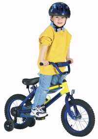 Child on bike