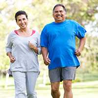 Couple Exercising