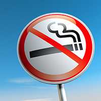 No Smoking sign