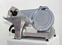 Photo of a clean deli slicer.