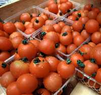  Photo of whole tomatoes.