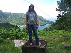 Ekta Choudhary, PhD (EIS ’09) in American Samoa following the 2010 CASPER