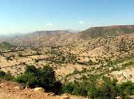 Arid, mountainous terrain of Tigray