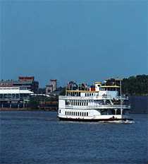 Ferryboat on a river