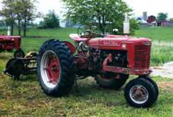 Figure 2. Tractors parked at incident site