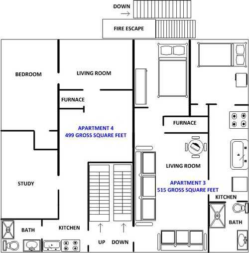 floor plan of 2nd floor
