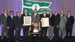 NIOSH presenting 2014 Mine Safety and Health Technology Innovations Award for metal/nonmetal to Keystone Mining Services and Signal Peak Energy