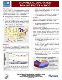 Image of publication Nonmetal Operator Mining Facts - 2005