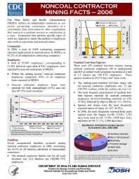 Image of publication Noncoal Contractor Mining Facts - 2006