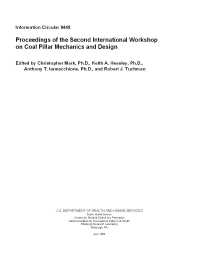 Image of publication Proceedings of the Second International Workshop on Coal Pillar Mechanics and Design