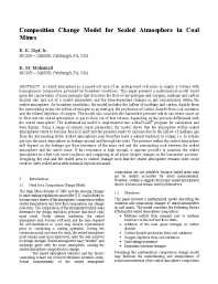 Image of publication Composition Change Model for Sealed Atmosphere in Coal Mines