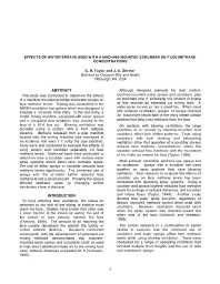 Image of publication Effects of Water Sprays Used With a Machine-Mounted Scrubber on Face Methane Concentrations