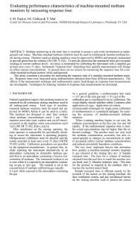 Image of publication Evaluating Performance Characteristics of Machine-Mounted Methane Monitors by Measuring Response Time