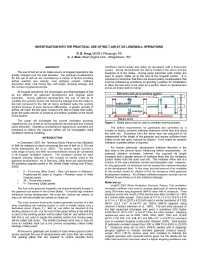 Image of publication Investigation into the Practical Use of Belt Air at US Longwall Operations