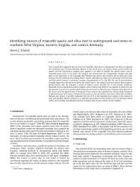 Image of publication Identifying Sources of Respirable Quartz and Silica Dust in Underground Coal Mines in Southern West Virginia, Western Virginia, and Eastern Kentucky